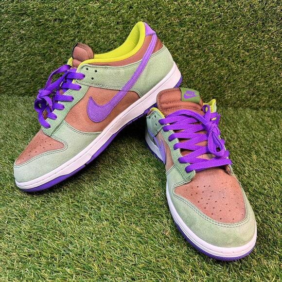 Nike Dunk Low SP Retro ‘Veneer’ 2020 Brown Green Purple DA1469-200 Men’s Size 12 - Picture 1 of 11